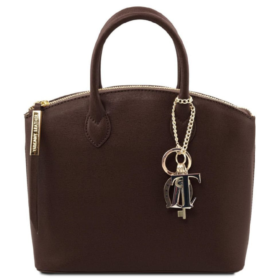 TL KeyLuck Сумка-тоут зі шкіри Саффьяно - Мала модель Tuscany TL141265