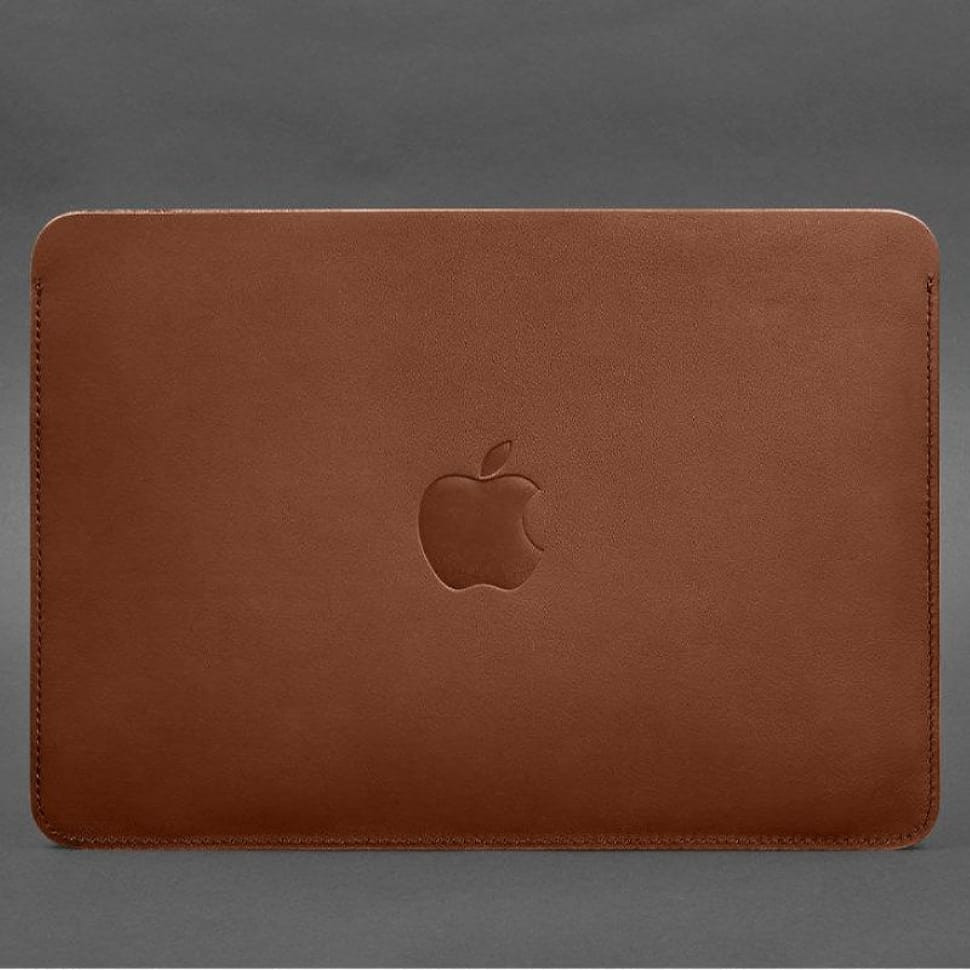 Шкіряний чохол для MacBook Air 15-inch (2023) Світло-коричневий