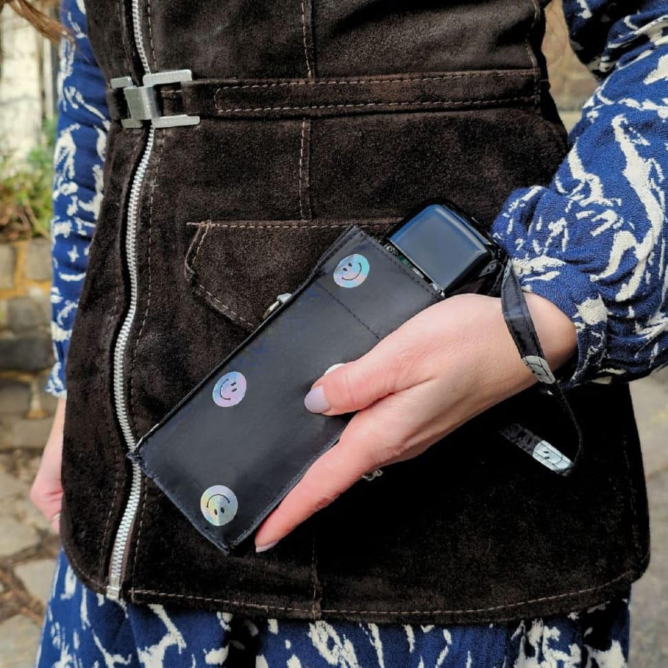 Парасолька жіноча Fulton L501-041628 Tiny-2 Smiley Spot (Смайли)