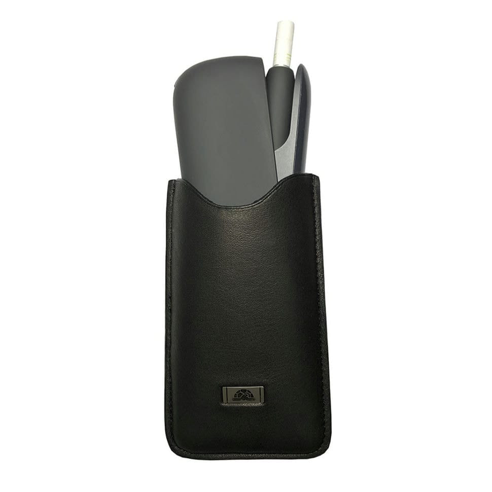 Leather case for IQOS Contatto 2961 nero black