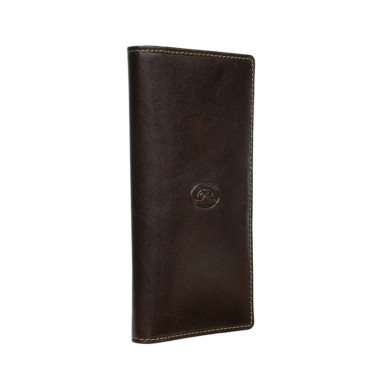 Leather wallet Italico 1437 moro brown