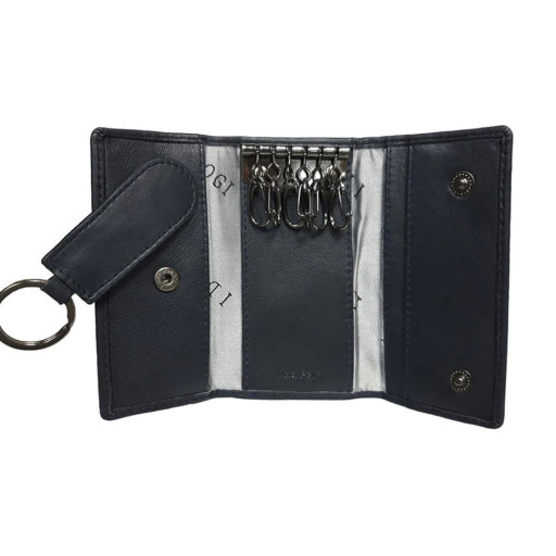 Ключниця шкіряна Cortina 5005 синій