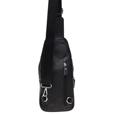 Мужской кожаный рюкзак Borsa Leather K15026-black