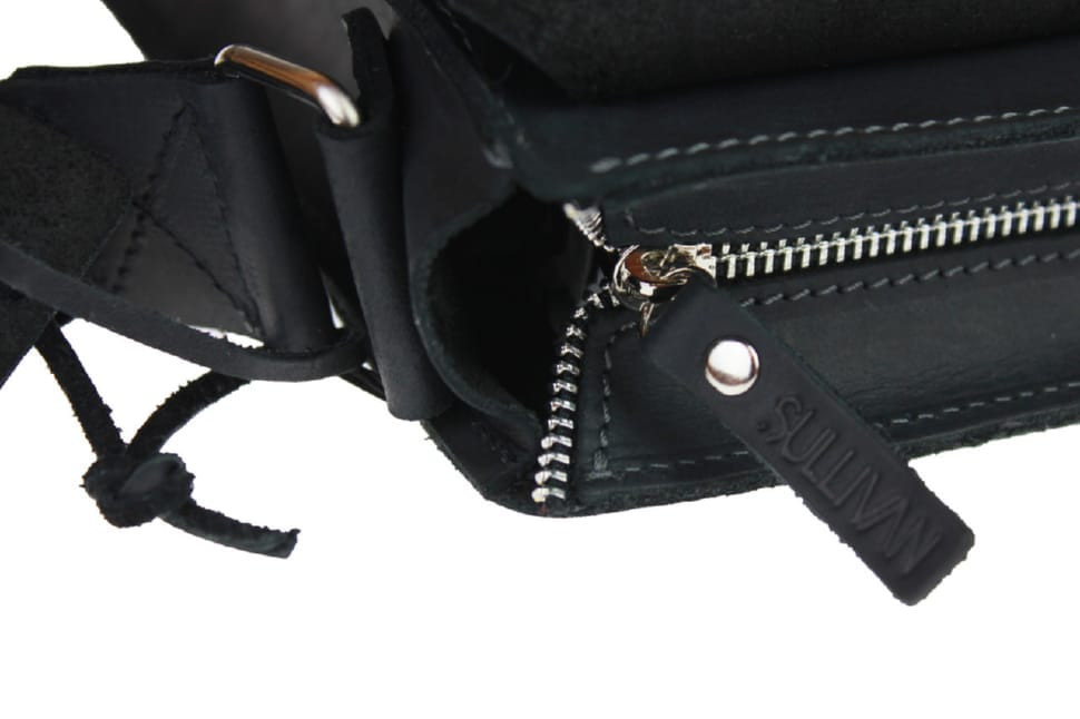 Сумка чоловіча шкіряна на плече SULLIVAN smvp113 (30) чорна