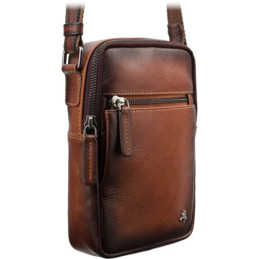 Шкіряна сумка через плече Visconti AT43 Gianni (Burnish Tan)