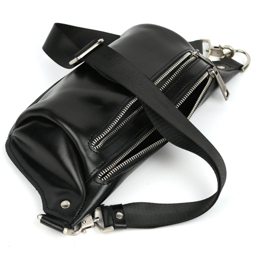 Сумка бананка в розмірі М TARWA GAlc-3105-3md 3 відділення чорна