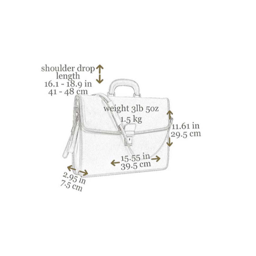 Шкіряний портфель - The Sound of the Mountain - коньячний 5192601 Time Resistance