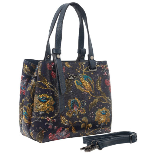 Сумка жіноча шкіряна Desisan 606-415 хохлома