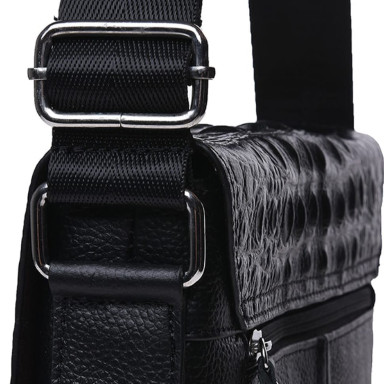 Men's leather bag Keizer K187013-black