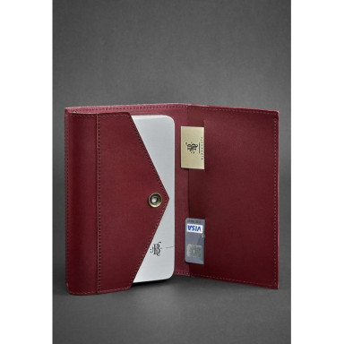Leather notebook (Soft-book) 2.0 burgundy