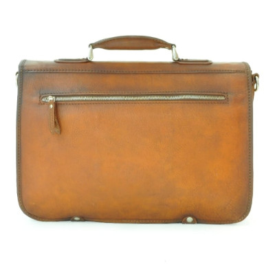 Pratesi BMA610 - Business Bag Secchieta in cow leather Bruce Brown