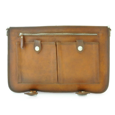 Pratesi BMA610 - Business Bag Secchieta in cow leather Bruce Brown