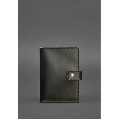 Leather cover for passport 5.0 (with window) black BlankNote