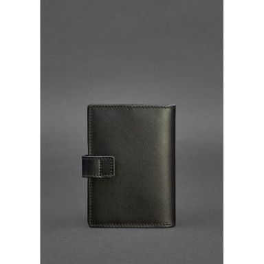 Leather cover for passport 5.0 (with window) black BlankNote
