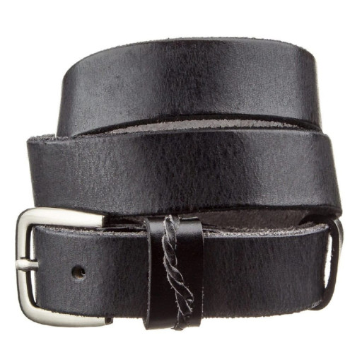 Замшевий модний чоловічий ремінь Vintage 20710 Чорний