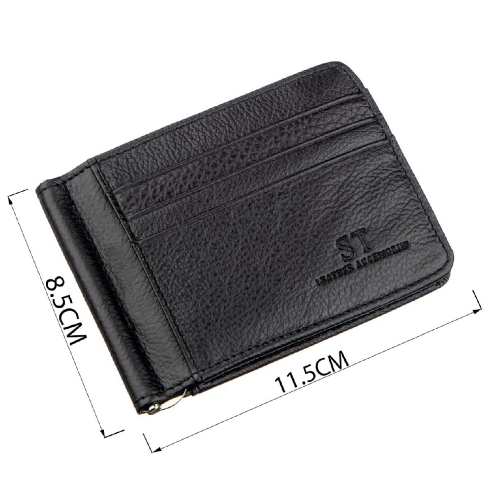 Практичний чоловічий гаманець із натуральної шкіри KARYA 21067 Коричневий