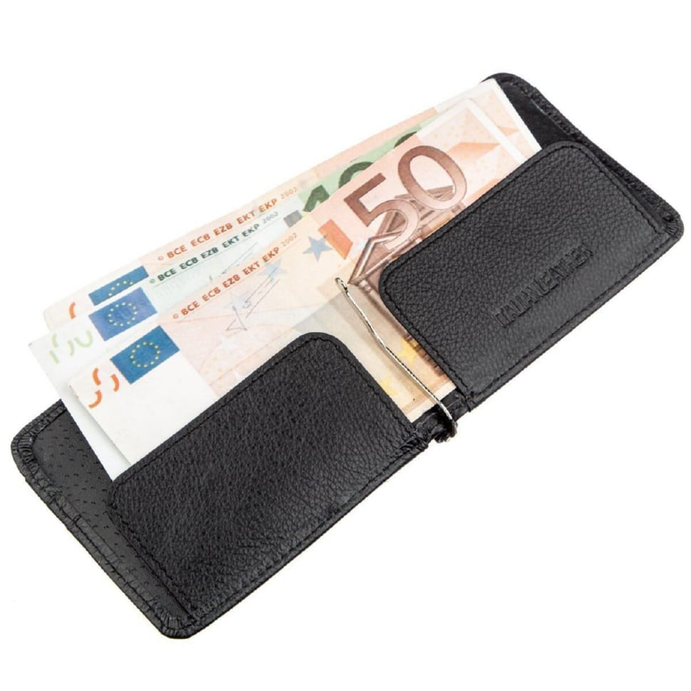 Практичний чоловічий гаманець із натуральної шкіри KARYA 21067 Коричневий