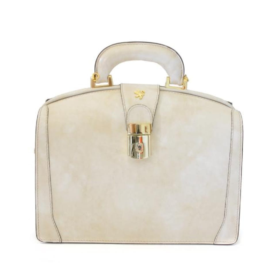 Pratesi RPA120/29T - Miss Brunelleschi R120/29T Bag in cow leather Radica Panna