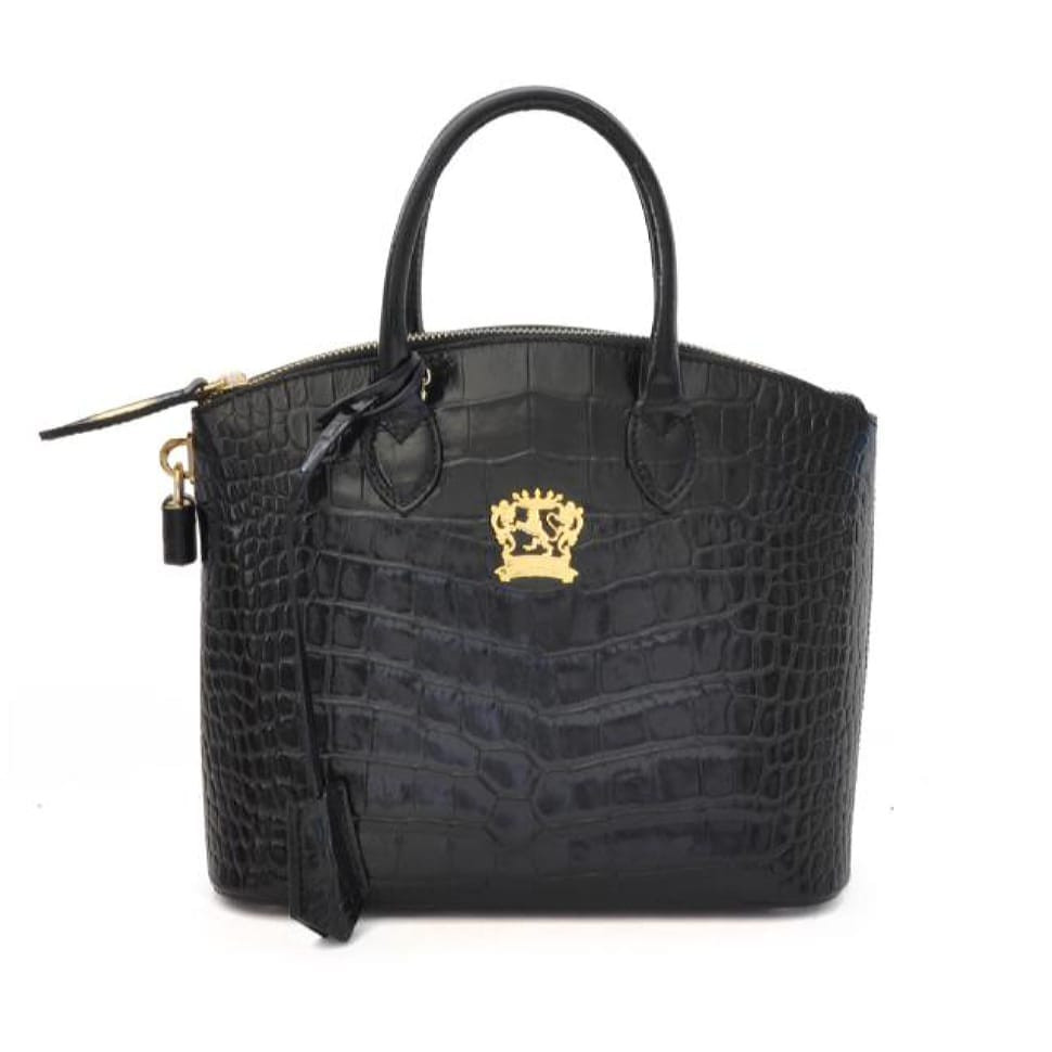 Pratesi KNE348/P - Versilia King Small Woman Bag in cow leather King Black